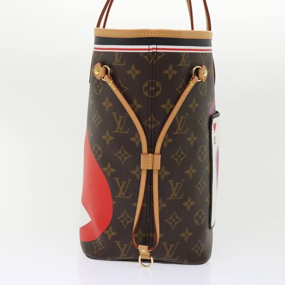 LOUIS VUITTON Monogram Game On Neverfull MM Tote Bag M57452 - Picture 4 of 16